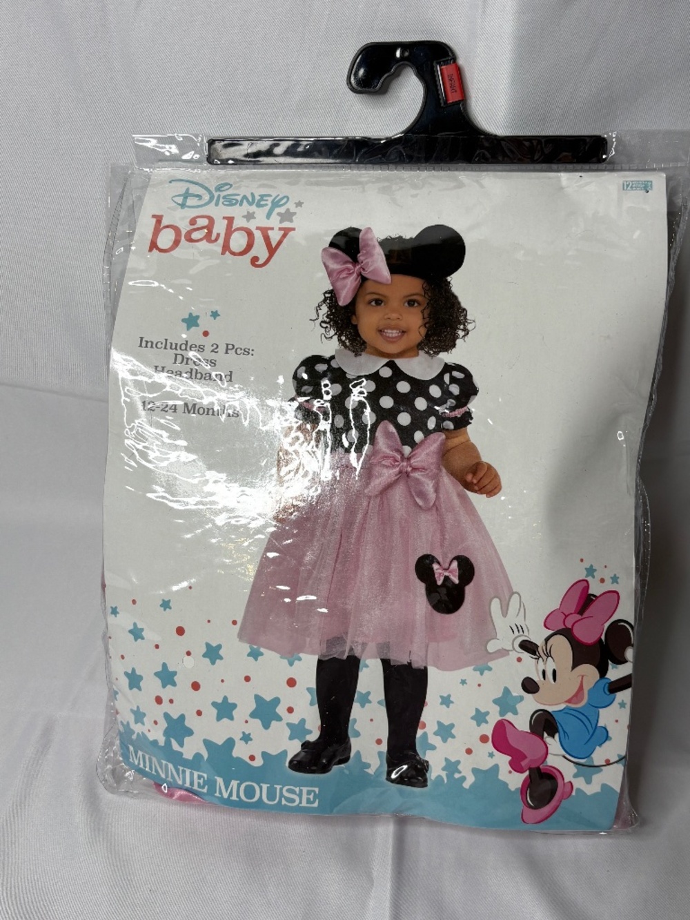 Disney Baby Minnie Mouse Pink Dress Halloween Dress-Up Costume 12-24 month - Picture 1 of 5